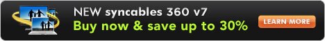 Syncables
                                                360 v7 Save 30%